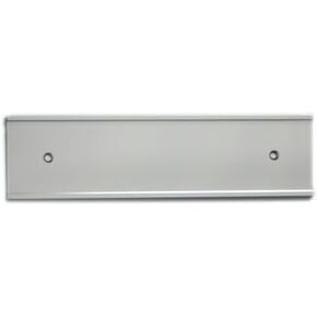 Nameplate Holder - Wall or Door - Silver 8 x 2 (100)
