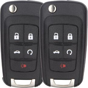 Key Fob Replacement Compatible with Chevy Cruze/Camaro/Equinox/Impala/Malibu/Sonic/GMC Terrain丨Buick Lacrosse/Regal/Verano/Encore/Allure OHT01060512 Keyless Entry Remote