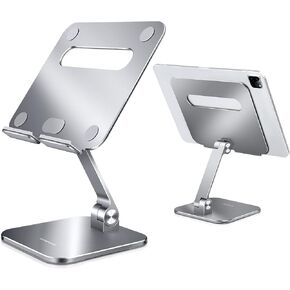 حامل iPad Pro 12.9 من الألومنيوم من Elitehood، حامل حامل iPad قابل للتعديل للمكتب، حامل شاشة محمول خلفي كبير، حامل كمبيوتر لوحي متوافق مع شاشة 15.6 بوصة، iPad Pro 12.9، iPad Air Mini 6 5 in Kuwait