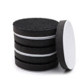 3 Pack Interface Pads, 5 Inch Hook and Loop Soft Density Sponge Cushion Buffer Backing Pad, Foam Sanding Interface Pads for Orbital Sander Automotive Woodworking Polishing