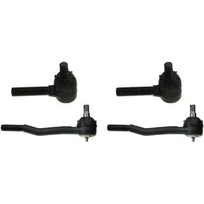 PartsW - 4 Pc Steering Kit For Toyota 4Runner 1986-1995 All Models/Pickup 1986-1995 4WD Models / T100 1993-1998 4WD Models Inner and Outer Tie Rod Ends