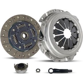 Clutch Kit (08-061) | Compatible With Fit Base Dx Ex Lx Dx-A Sport Hatchback 4-Door 2009-2020 1.5L L4 GAS Naturally Aspirated | HD Full Woven Clutch Disc, HD Premium Pressure Plate