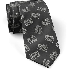 ( Roller Coaster Doodle ) Fashion Novelty Necktie, Conversation Neckwear Ties Great for Party and Events