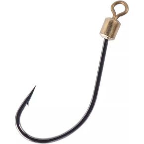 Swivels Fishing Hooks 360° Rotating Fishing Hook, 360° Rotation Design Ring Fish Hooks