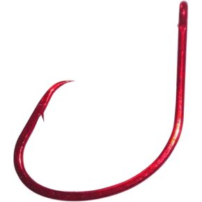 Daiichi D84Z-7/0 Circle Chunk Light, 3-Pack Ziplock Sz7/0 Bleeding Bait, Red in Kuwait