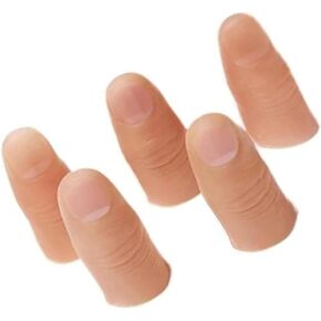 5Pcs/Set Complexion Magic Trick Fingers Fake Thumb Tips Stage Show Prop Prank Magic Kits and Accessories Novelty and Gag Games