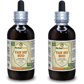Yan Hu SUO (Corydalis Ambigua) Tincture, Dried Roots Liquid Extract 2 oz in Saudi Arabia
