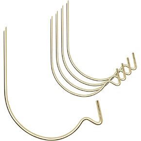 Super Hooks Picture Hanger, Hang Art, Clock, Shelves, Mirrors, Frames, or Planters for Home and Office Decorations-Silvery 20pcs