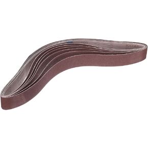 6pcs 60 Grits Aluminum Oxide Sanding Belts 2" x 48" Ring Abrasive Belts Metal Polished Sandpaper for Belt and Disc Sander