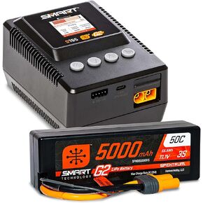 Spektrum Smart Powerstage Surface Bundle: 5000mAh 3S LiPo Battery / S155 Charger, SPMXPSS300