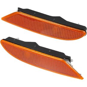 Front LED Bumper Side Marker Light 2218200121 for Mercedes-Benz W221 S550 2007-2008 PC ABS Orange