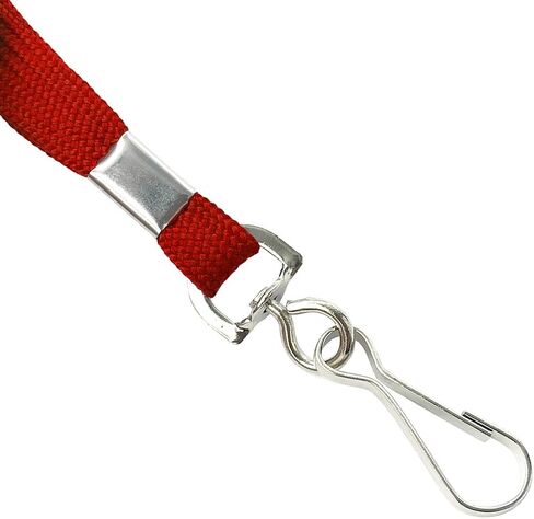 Bird Fiy Lanyards Safety Black Lanyards Neck Flat Premium الانفصالية شارة الحبل مع J-Hook لحامل شارة الاسم (أسود، 50 قطعة) in Kuwait