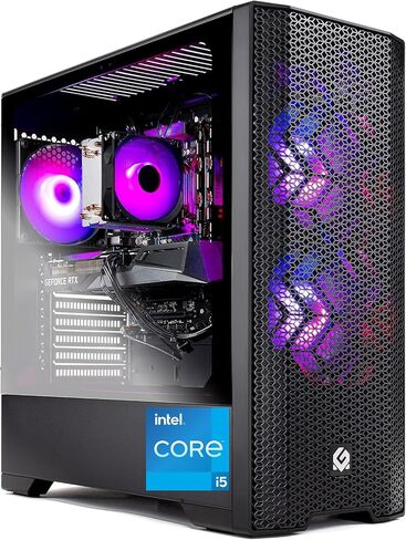 Skytech Gaming Blaze 3.0 Gaming PC Desktop – Intel Core i5 12400F 2.5 GHz, NVIDIA RTX 3060, 500GB NVME SSD, 16GB DDR4 RAM 3200, 600W Gold PSU, 11AC Wi-Fi, Windows 11 Home 64-bit,Black in Saudi Arabia