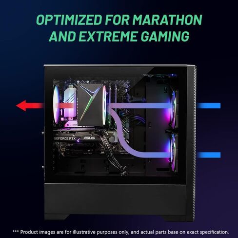 Skytech Gaming Blaze 3.0 Gaming PC Desktop – Intel Core i5 12400F 2.5 GHz, NVIDIA RTX 3060, 500GB NVME SSD, 16GB DDR4 RAM 3200, 600W Gold PSU, 11AC Wi-Fi, Windows 11 Home 64-bit,Black in Saudi Arabia