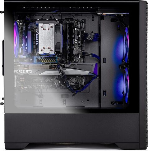 Skytech Gaming Blaze 3.0 Gaming PC Desktop – Intel Core i5 12400F 2.5 GHz, NVIDIA RTX 3060, 500GB NVME SSD, 16GB DDR4 RAM 3200, 600W Gold PSU, 11AC Wi-Fi, Windows 11 Home 64-bit,Black in Saudi Arabia