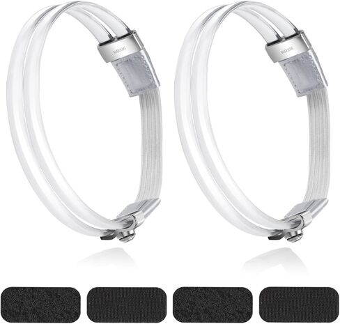 1 Pair Womens Shoe Straps Belt Clear Detachable Replacement Ankle Straps for Heels Elastic High Heels Shoe Straps Dual-Purpose Shoe Belt Band for Women Girls Holding Loose High Heels in Saudi Arabia