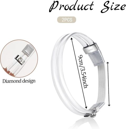 1 Pair Womens Shoe Straps Belt Clear Detachable Replacement Ankle Straps for Heels Elastic High Heels Shoe Straps Dual-Purpose Shoe Belt Band for Women Girls Holding Loose High Heels in Saudi Arabia
