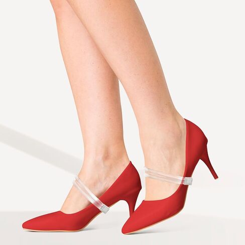 1 Pair Womens Shoe Straps Belt Clear Detachable Replacement Ankle Straps for Heels Elastic High Heels Shoe Straps Dual-Purpose Shoe Belt Band for Women Girls Holding Loose High Heels in Saudi Arabia