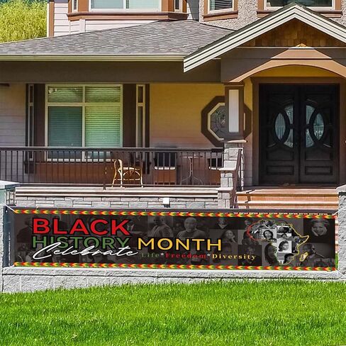 زخارف لافتة شهر التاريخ الأسود، يوم الحرية، مهرجان الريف الأمريكي الأفريقي، لافتة التاريخ الأسود، ديكورات الحفلات in Kuwait