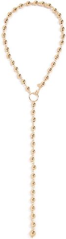 By Adina Eden Women's Multi Ball Deep Lariat Necklace in Kuwait