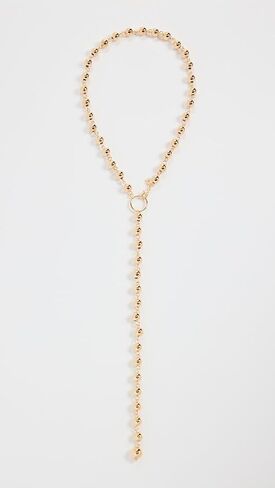 By Adina Eden Women's Multi Ball Deep Lariat Necklace in Kuwait