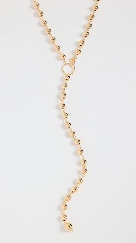 By Adina Eden Women's Multi Ball Deep Lariat Necklace in Kuwait