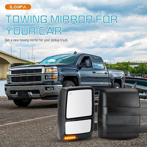Towing Mirrors Rear View Mirrors fit for 2004 2005 2006 Ford F-150 Power Heated Side Mirror with Turn Signal in Saudi Arabia