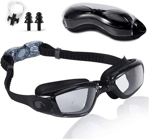 Swim Goggles, Swimming Goggles No Leaking Anti Fog Adult Men Women Youth in Saudi Arabia