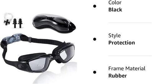 Swim Goggles, Swimming Goggles No Leaking Anti Fog Adult Men Women Youth in Saudi Arabia