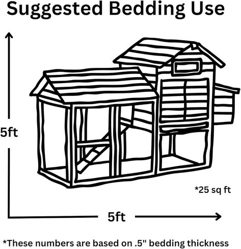 فراش Oley Hemp من القنب الطبيعي للدجاج - فراش حظيرة عضوي ممتاز من وزارة الزراعة الأمريكية يعزز النظافة والراحة والاستدامة - خالي من الغبار ومقاوم للرائحة - مثالي للحيوانات الأليفة الصغيرة أيضًا in Kuwait