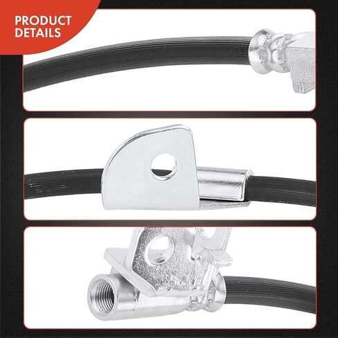 خرطوم هيدروليكي لفرامل الركاب الأمامي A-Premium متوافق مع موديلات Ford وLincoln - Expedition 2002-2004 4.6L 2002-2006 5.4L، Navigator 2002-2006 5.4L، 4WD - استبدال # 2L1Z2078BB in Saudi Arabia