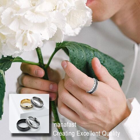 Nanafast Viking Ring for Men, Celtic Knot Rings for Men Women, Stainless Steel Celtic Ring, Retro Norse Runes Band Ring Jewelry for Men Women in Saudi Arabia