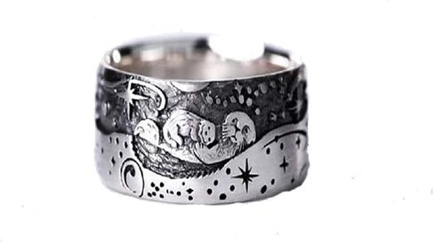 خاتم قضاعة للرجال، خاتم قضاعة البحر نورس فايكنغ، خاتم تميمة الطوطم قضاعة خمر، حلقة راكب الدراجة النارية الهيب هوب، هدية مجوهرات قضاعة البحر الحيوانية الشريرة للرجال والأولاد in Kuwait