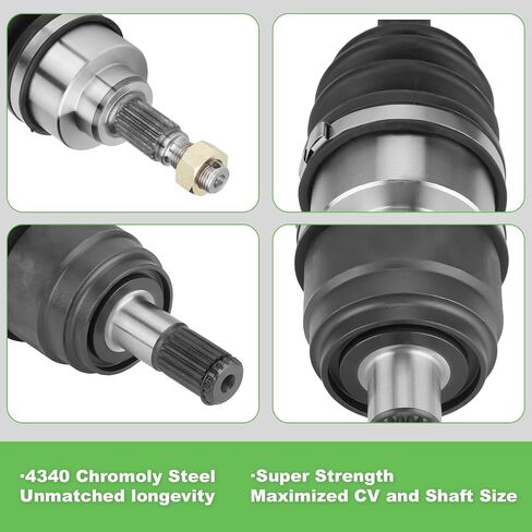 Front Left Right CV Axle Drive Shaft & Wheel Bearing Set for Honda FourTrax Rancher 350 TRX350 2000 2001 2002 2003 2004 ATV Axle Replacement in Saudi Arabia