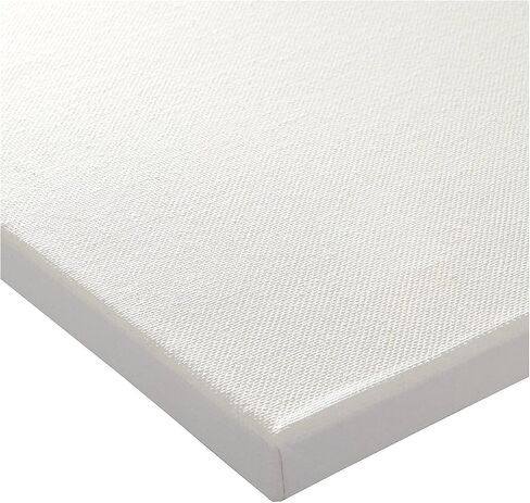 KINGART 801-8 White 9" x 12" Stretched Artist Canvas, Pack of 8, Gesso Primed - 100% Cotton Canvases, 5/8" Profile, Art Supplies for Oil and Acrylic Painting in Saudi Arabia