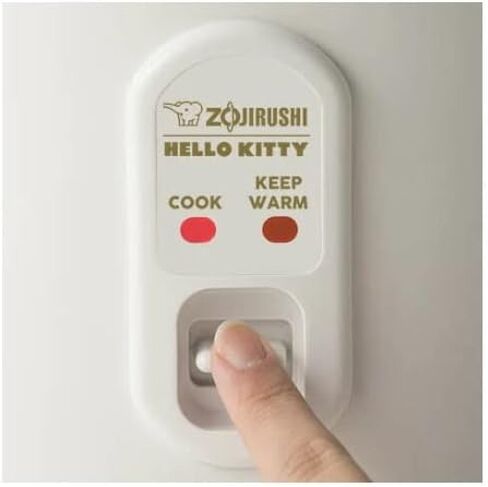 حزمة Zojirushi Hello Kitty لطهي الأرز الأوتوماتيكي وسخانه سعة 5.5 كوب (أبيض) مع وعاء غسيل الأرز مقاس 9.5 بوصة مع مصارف جانبية وسفلية (عنصران) in Kuwait