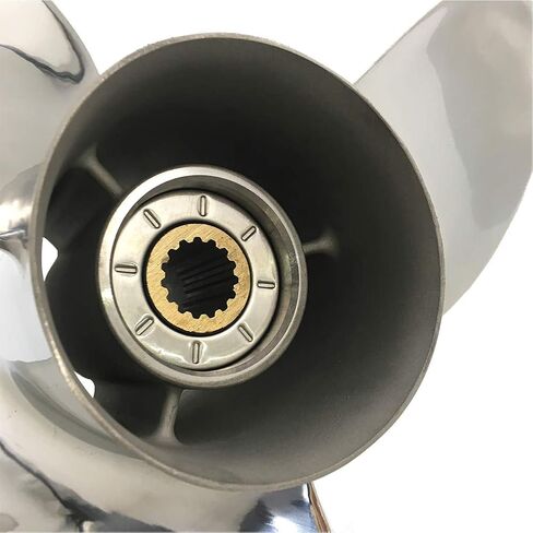 13 1/2x15 14x17 14x19 14x21 15 Spline Stainless Steel Propeller RH SS Props for DF70/80/90/100/115/140 Suzuki Outboards in Saudi Arabia