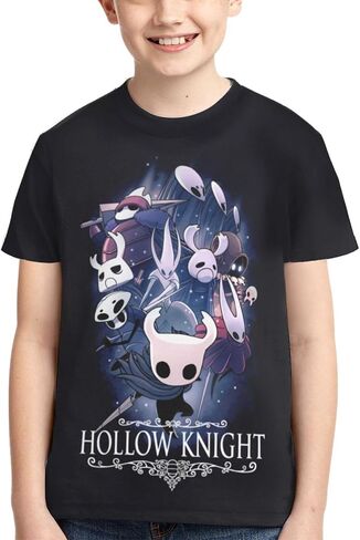 Hollow-Fighting-Knight Unisex Graphic T-Shirts Crewneck Summer Shirt Short Sleeve Tops Blouse for Boys Girls in Saudi Arabia