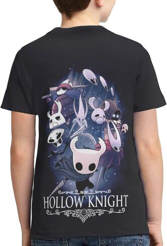 Hollow-Fighting-Knight Unisex Graphic T-Shirts Crewneck Summer Shirt Short Sleeve Tops Blouse for Boys Girls in Saudi Arabia