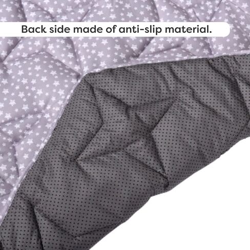 ChildLike Behavior Baby Play Mat - Foldable Hexagon Floor Mat for Infant & Toddler - Soft Cushion Crawling Mat for Kids Activity - Portable Baby Mat for Indoor, Outdoor, & Travel 30 x 16 x 0.39 inches in Saudi Arabia