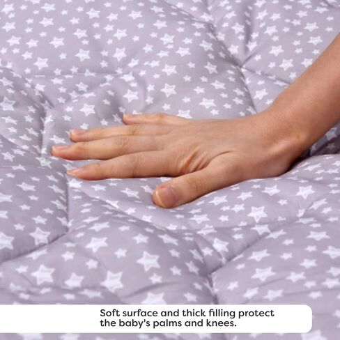 ChildLike Behavior Baby Play Mat - Foldable Hexagon Floor Mat for Infant & Toddler - Soft Cushion Crawling Mat for Kids Activity - Portable Baby Mat for Indoor, Outdoor, & Travel 30 x 16 x 0.39 inches in Saudi Arabia