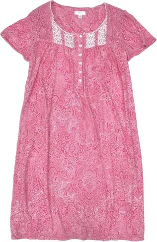 ثوب نوم نسائي خفيف الوزن من Secret Treasures وردي بيزلي زهري in Kuwait