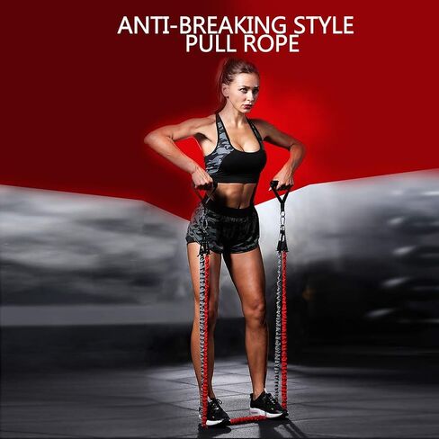 Resistance Band with Handle, Exercise Bands with Handles, Ideal for Strength Training, Muscle Toning, Physical Therapy in Saudi Arabia