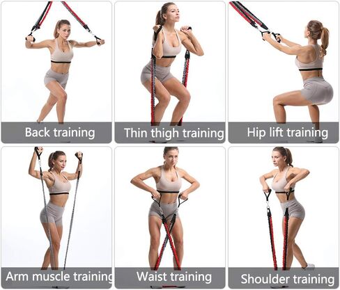 Resistance Band with Handle, Exercise Bands with Handles, Ideal for Strength Training, Muscle Toning, Physical Therapy in Saudi Arabia