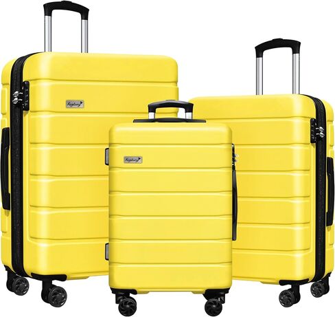 KEYTAN Hardside Expandable Spinner Wheels Luggage Suitcase(20/24/28, Navy Blue, 3 Piece Set in Saudi Arabia