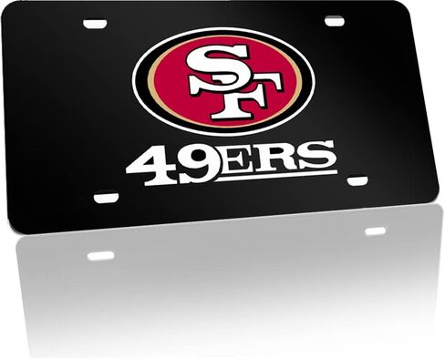 1PCS for Braves License Plate Cover, 12" x 6" Matte Black Aluminum Alloy License Plate Frame Matching with Screw Cover Set, Customizable, 0.025" Thick Aluminu in Saudi Arabia
