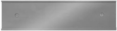Nameplate Holder - Wall or Door - Silver 8 x 2 (100) in Saudi Arabia