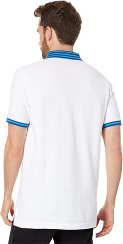Psycho Bunny Norris Pique Polo White LG (رجال الولايات المتحدة 6) in Kuwait