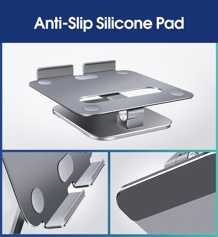 حامل iPad Pro 12.9 من الألومنيوم من Elitehood، حامل حامل iPad قابل للتعديل للمكتب، حامل شاشة محمول خلفي كبير، حامل كمبيوتر لوحي متوافق مع شاشة 15.6 بوصة، iPad Pro 12.9، iPad Air Mini 6 5 in Kuwait