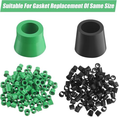 201 Pcs Valve Core Kit Include 1/4" Quick Coupler Charging Gaskets Sealing O Ring Kit Replacement Rubber Gasket and Valve Core Remover Tool for Air Conditioning Refrigeration Charging Hose in Saudi Arabia